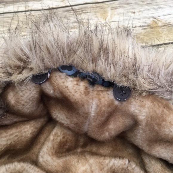 Aeropostale Fur Hood Vest - Picture 4 of 5